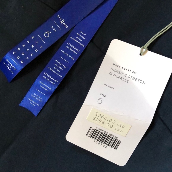 Kit and Ace ‘Seaside Stretch Overalls’ - Size 6 - Picture 4 of 5